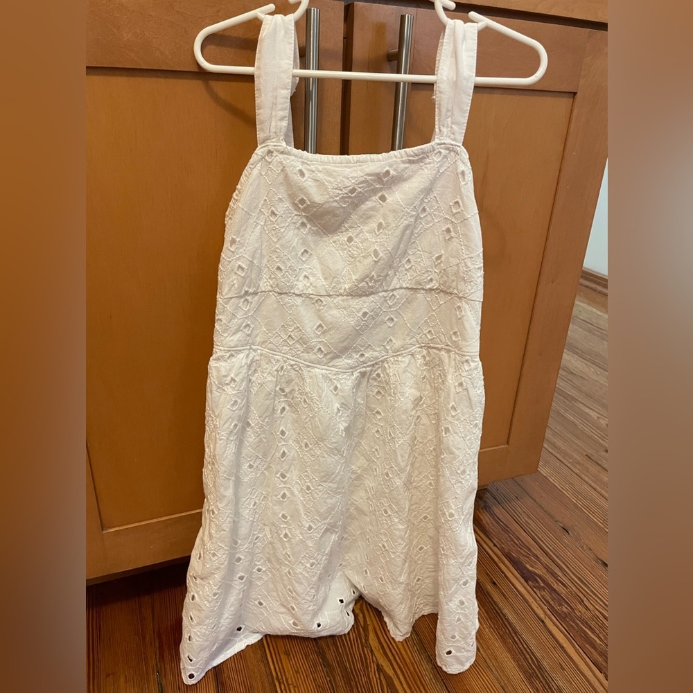 Abercrombie Kids White Eyelet Sundress
